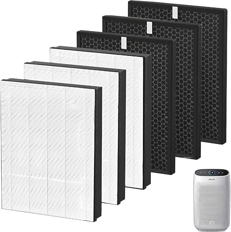 Replacement True HEPA H13 and activated carbon filters for air purifiers